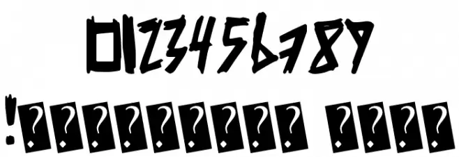 FreshSticks Polices AUTRES CHARS