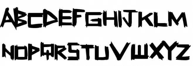 FreshSticks Schriftart Groß