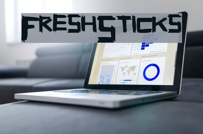 FreshSticks Font examples