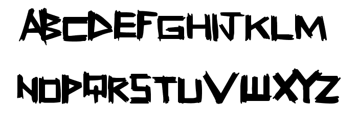 FreshSticks Font LOWERCASE