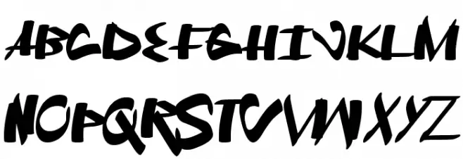 FreshTrack Schriftart Groß