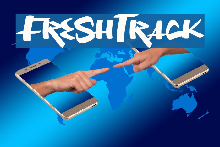 FreshTrack Font examples