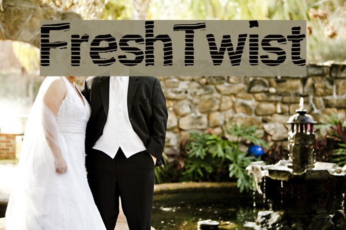 FreshTwist Font examples