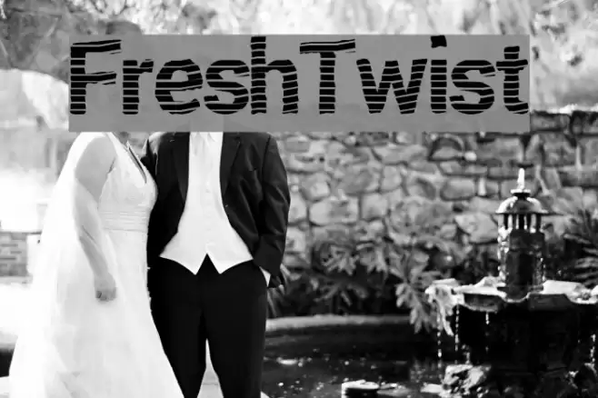 FreshTwist Font examples