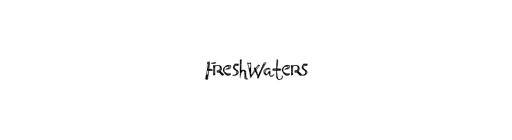 FreshWaters  フリーフォントのダウンロード