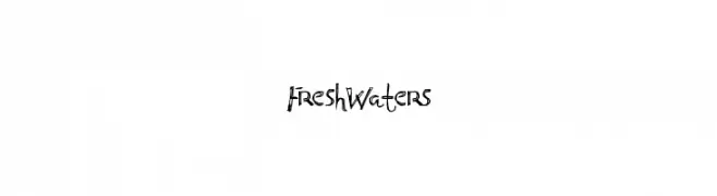 FreshWaters  Скачать бесплатные шрифты