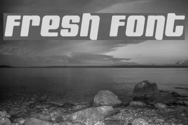 Fresh Font examples
