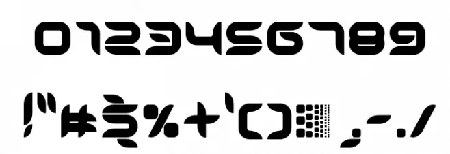 Freshbot Font Alte caractere