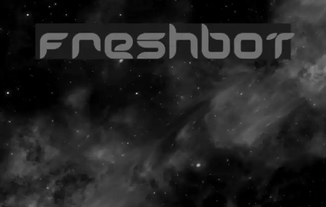 Freshbot Font examples