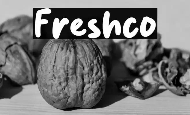 Freshco Font examples