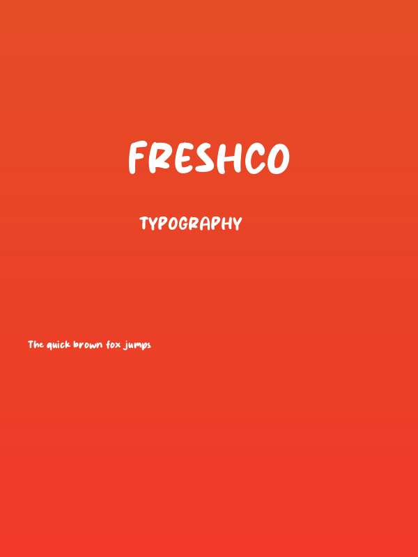 Freshco Poster