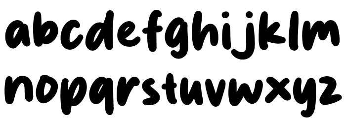 Freshco Font LOWERCASE