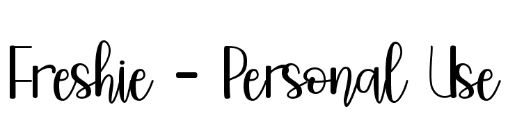 Freshie - Personal Use  Fuentes Gratis Descargar