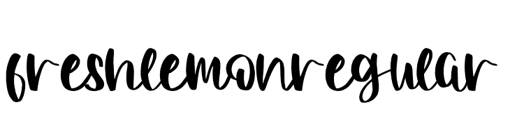FreshlemonRegular  font caratteri gratis