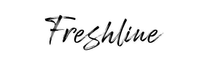 Freshline  Frei Schriftart Herunterladen