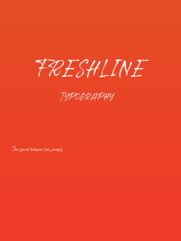 Freshline Poster