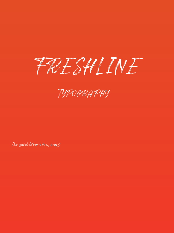 Freshline Poster