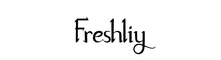 Freshliy  フリーフォントのダウンロード