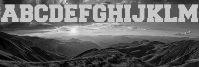 Freshman Font examples