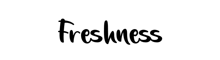 Freshness  नि: शुल्क फ़ॉन्ट्स डाउनलोड