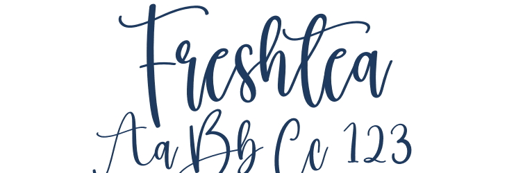 Freshtea Font Preview