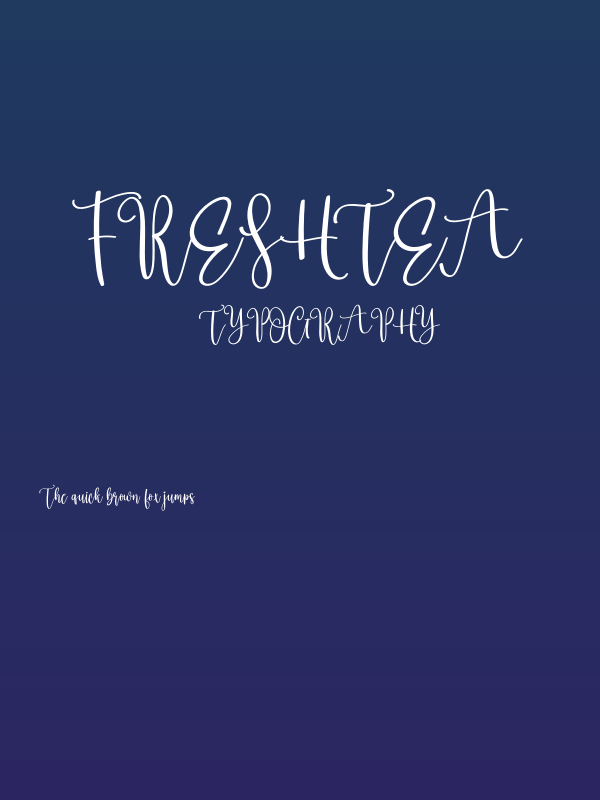 Freshtea Poster