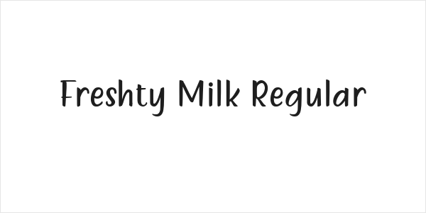 Freshty Milk Regular Logo