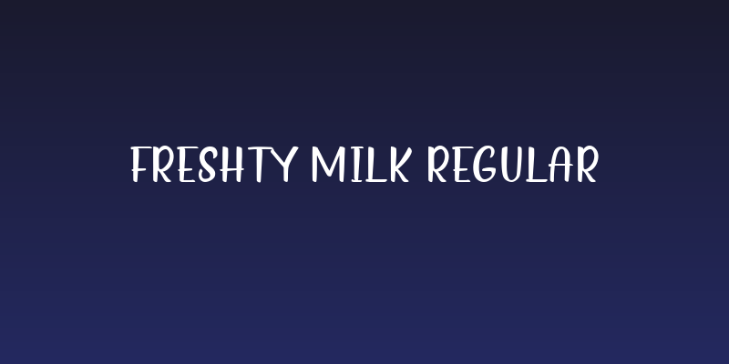 Freshty Milk Regular Social Header