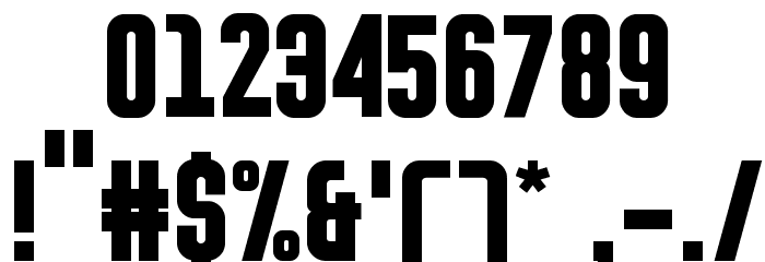 Fresko Font OTHER CHARS