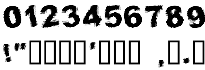 Fresnel Font OTHER CHARS