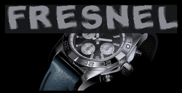 Fresnel Font examples