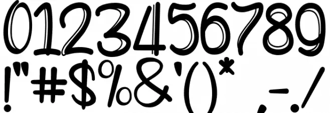 Fressia Font OTHER CHARS