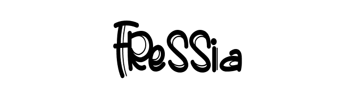 Fressia  Скачать бесплатные шрифты