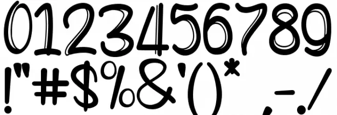 Fressia Font OTHER CHARS