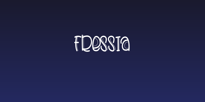 Fressia Social Header