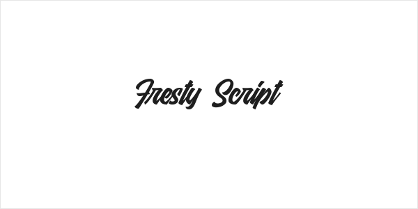 Fresty Script Logo