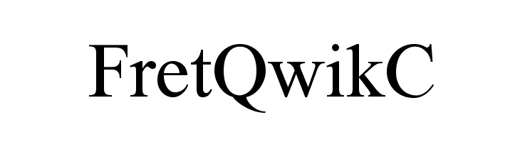FretQwikC Font