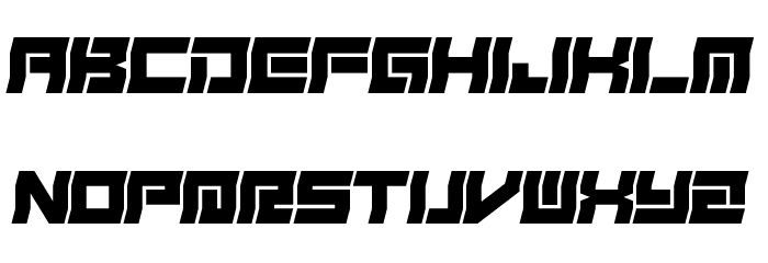 Freudian Slit Font LOWERCASE