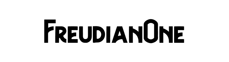 FreudianOne  Frei Schriftart Herunterladen
