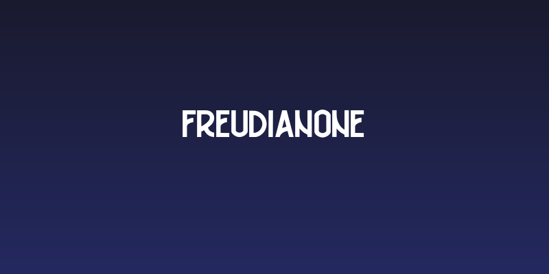 FreudianOne Social Header