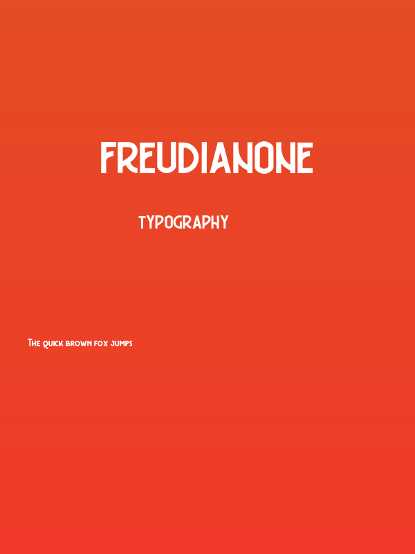 FreudianOne Poster