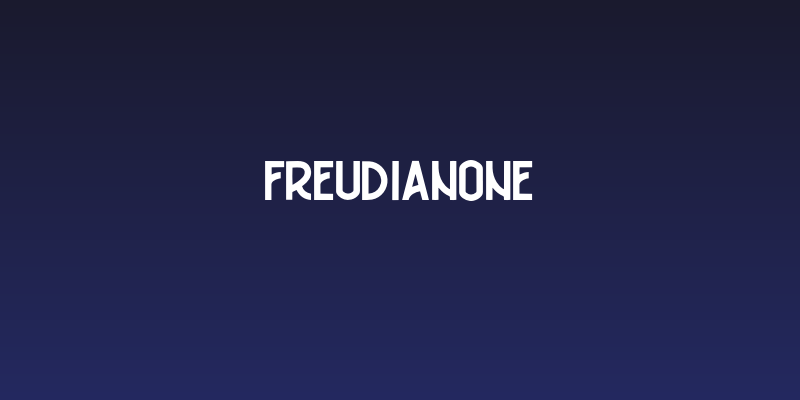 FreudianOne Social Header