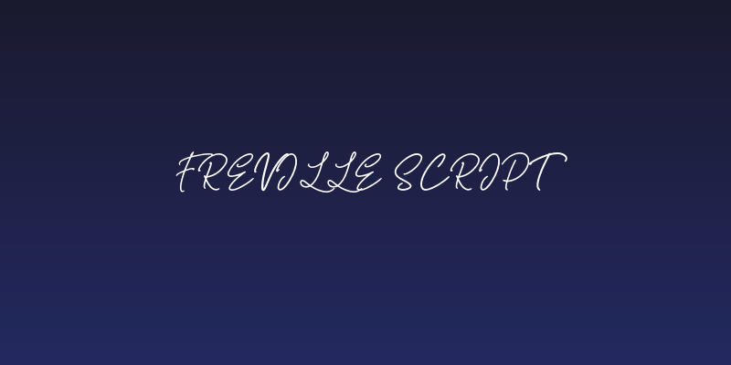 Freville-Script Social Header