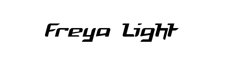 Freya Light  フリーフォントのダウンロード
