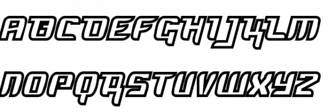 Freya Outline Шрифта ВЕРХНИЙ