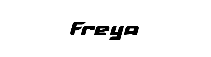 Freya  Frei Schriftart Herunterladen