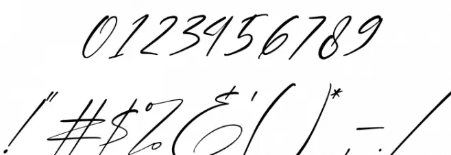 Freyatina Pelgona Italic Font OTHER CHARS