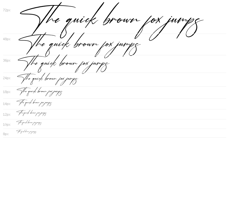 Freyatina Pelgona Italic Waterfall