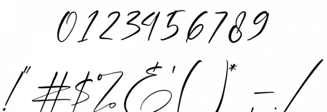 Freyatina Pelgona Font OTHER CHARS