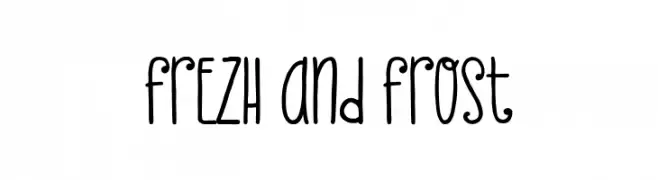Frezh And Frost  Fuentes Gratis Descargar
